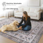 Washable Area Rug for Living Room