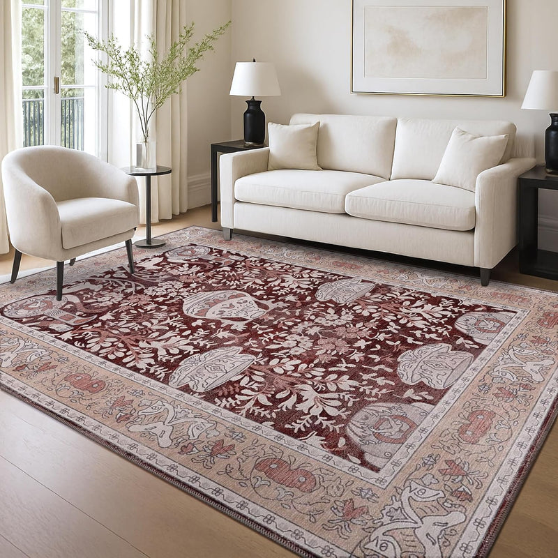 Washable Area Rug for Living Room