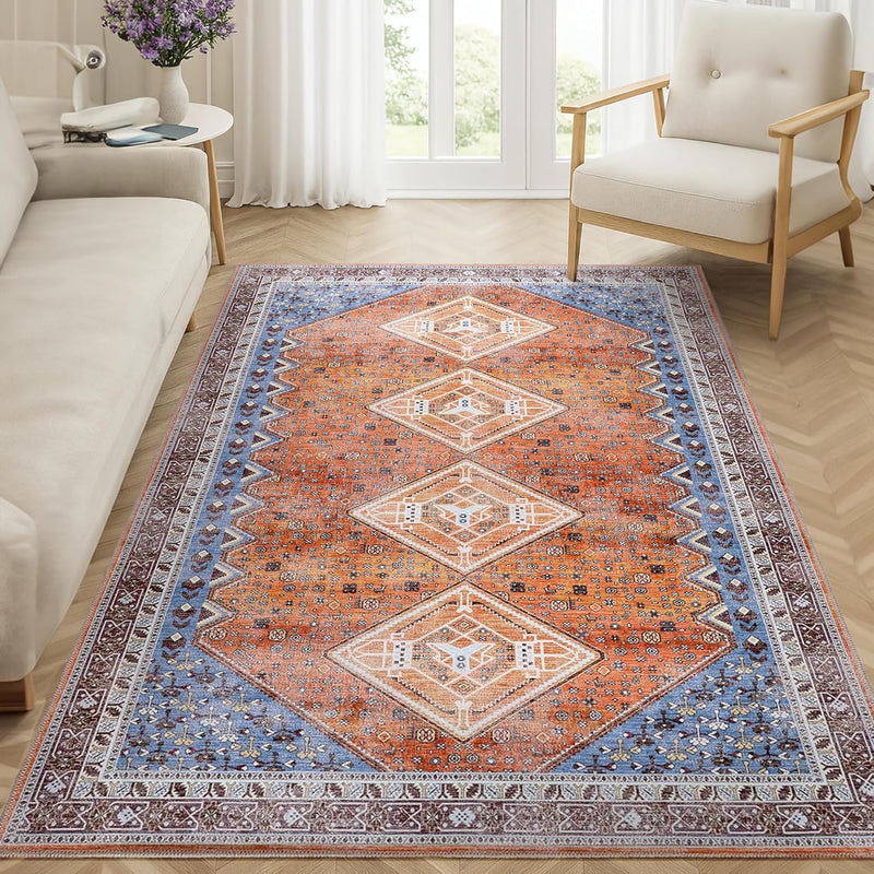 Washable Area Rug for Living Room