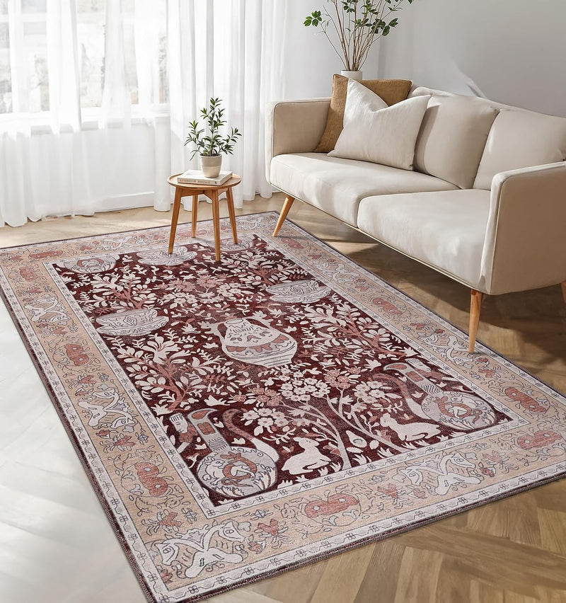 Washable Area Rug for Living Room