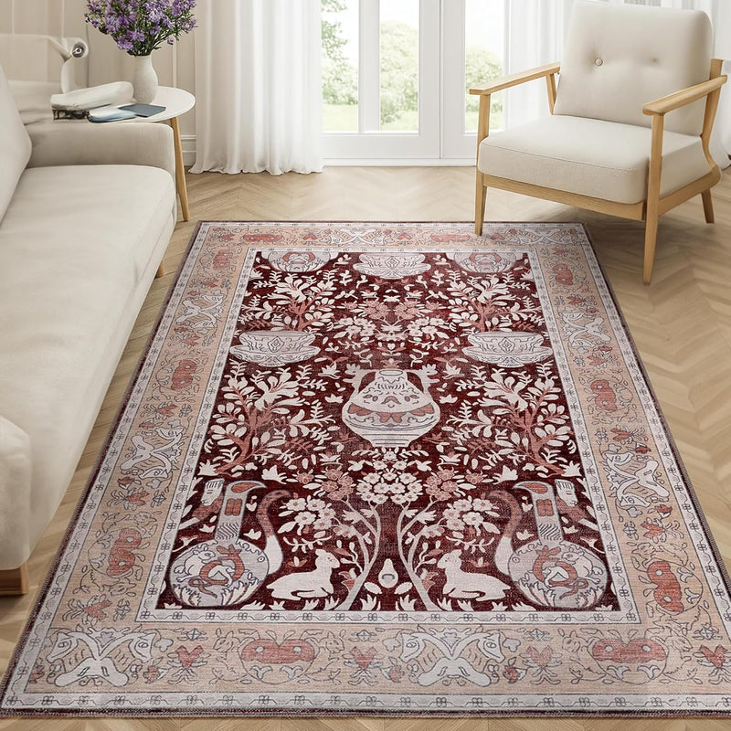 Washable Area Rug for Living Room