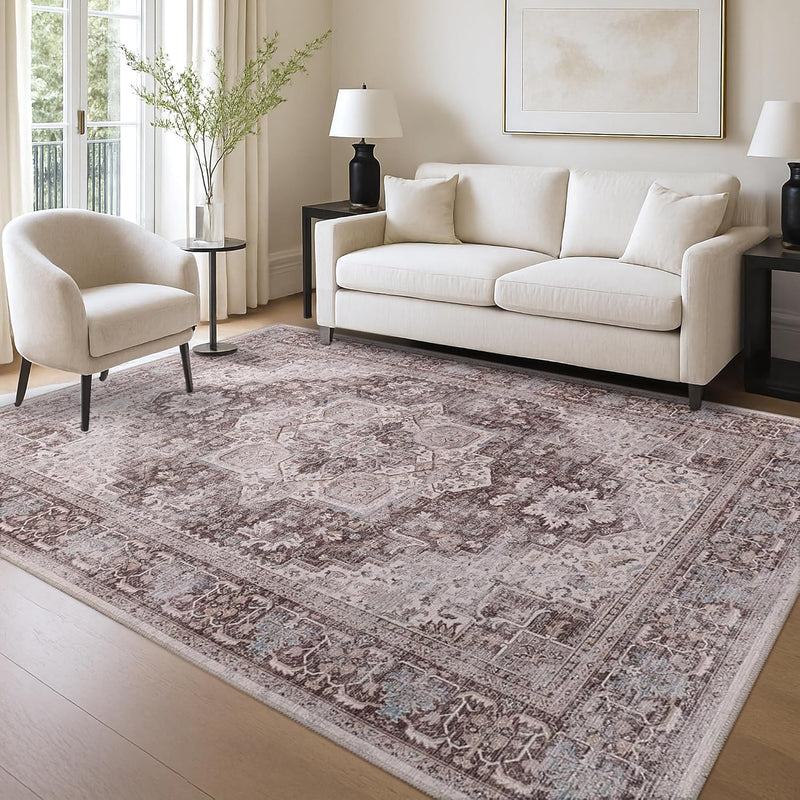 Washable Area Rug for Living Room