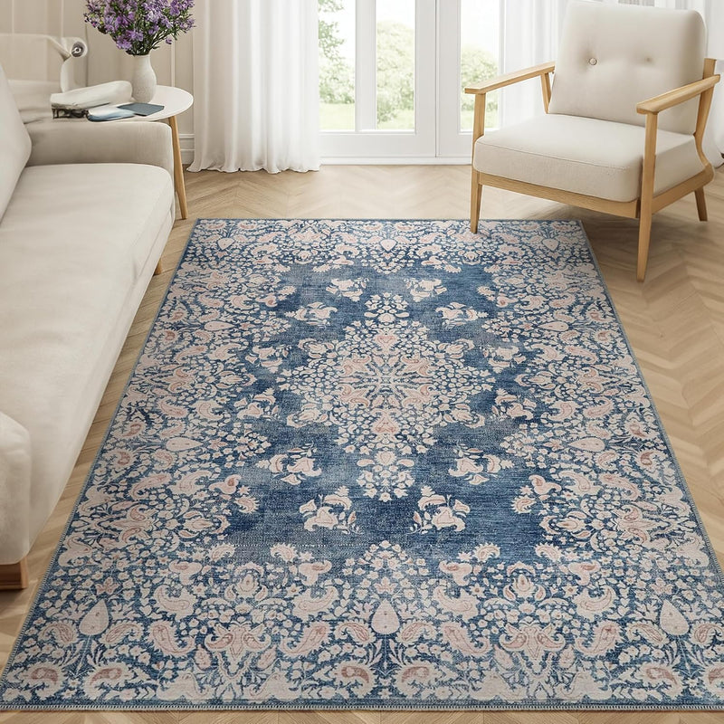 Washable Area Rug for Living Room