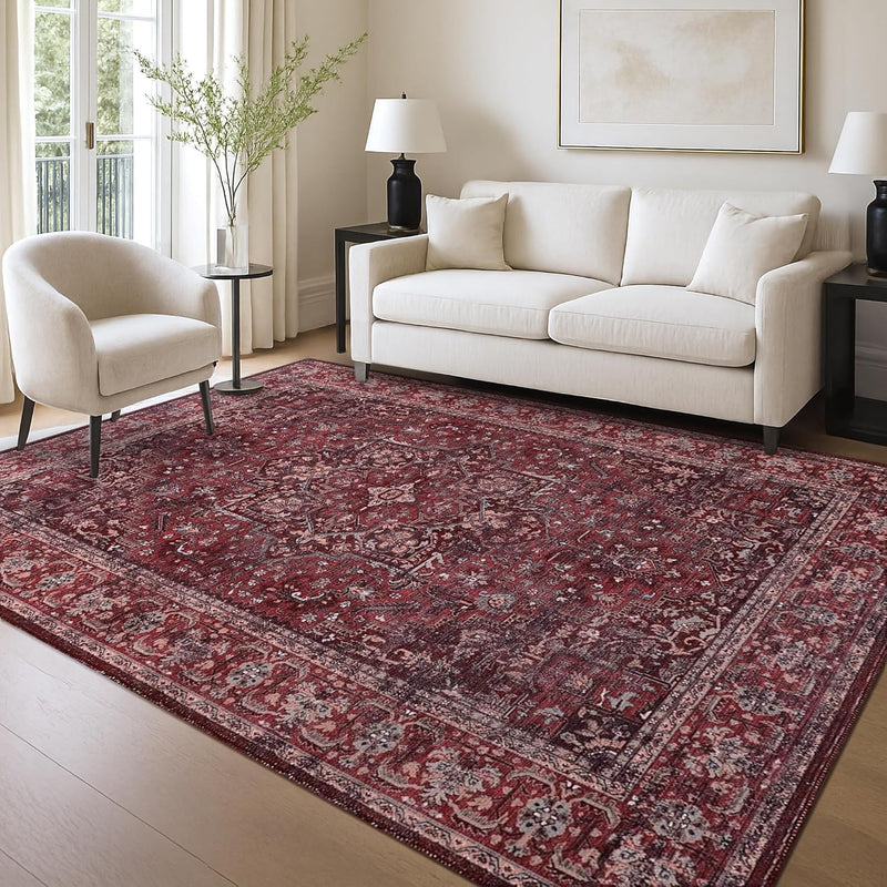 Washable Area Rug for Living Room