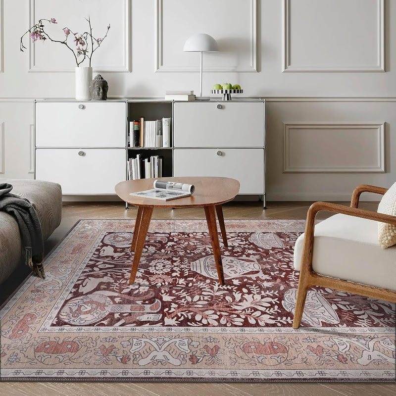 Washable Area Rug for Living Room