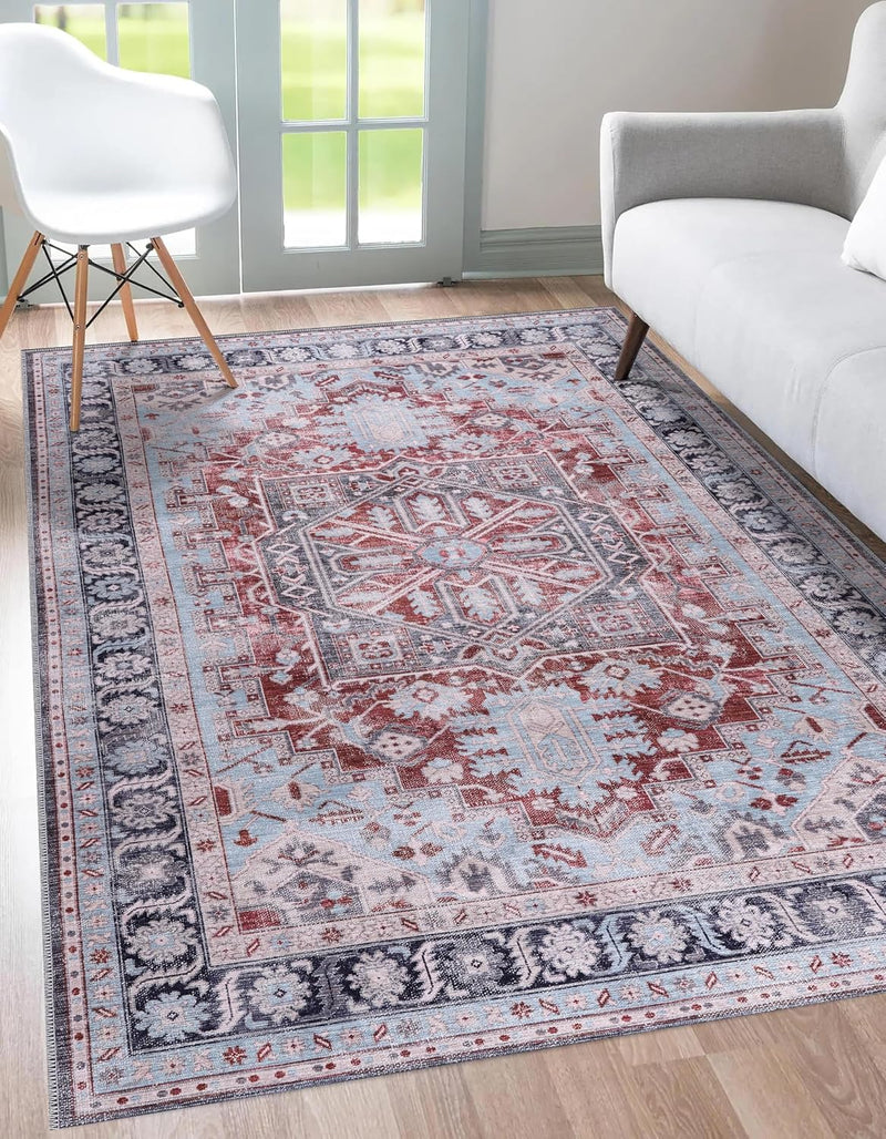 Washable Area Rug for Living Room Bedroom Kitchen