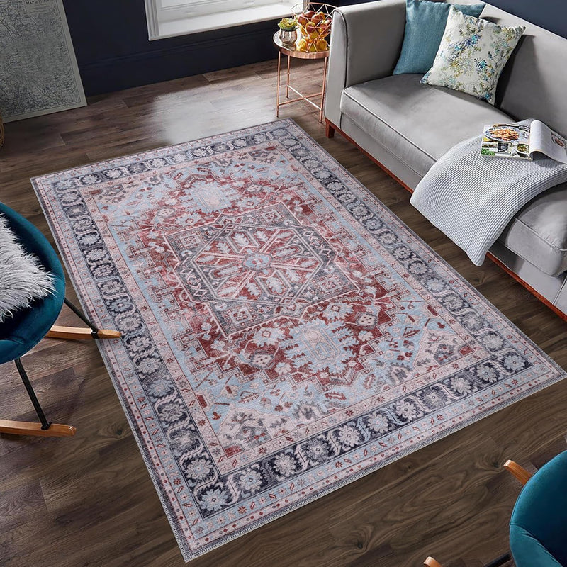 Washable Area Rug for Living Room Bedroom Kitchen
