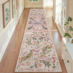 Washable Area Rug for Living Room Boho