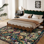 Washable Area Rug for Living Room Boho