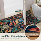 Washable Area Rug for Living Room Boho