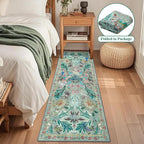 Washable Area Rug for Living Room Boho
