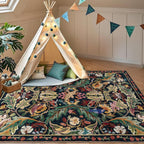 Living Room Rug Boho Soft Washable Bedroom
