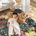 Washable Area Rug for Living Room Boho