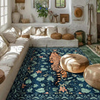 Washable Area Rug for Living Room Boho
