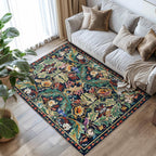 Washable Area Rug for Living Room Boho