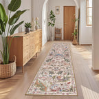 Washable Area Rug for Living Room Boho