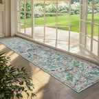 Washable Area Rug for Living Room Boho