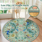Washable Area Rug for Living Room Boho
