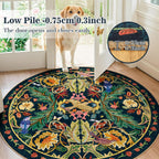 Washable Area Rug for Living Room Boho