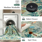 Washable Area Rug for Living Room Boho