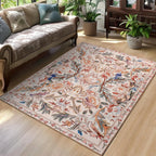Washable Area Rug for Living Room Boho