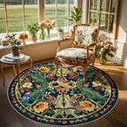 Washable Area Rug for Living Room Boho