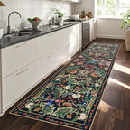 Washable Area Rug for Living Room Boho