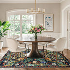 Washable Area Rug for Living Room Boho