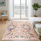 Washable Area Rug for Living Room Boho