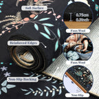 Washable Area Rug for Living Room Boho