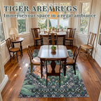 Washable Area Rug for Living Room Boho