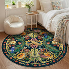 Washable Area Rug for Living Room Boho