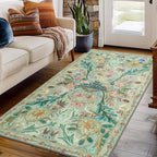 Washable Area Rug for Living Room Boho