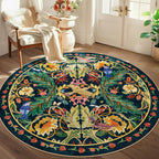 Washable Area Rug for Living Room Boho