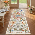 Washable Area Rug for Living Room Boho