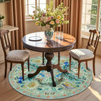 Washable Area Rug for Living Room Boho