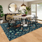 Washable Area Rug for Living Room Boho
