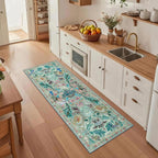 Washable Area Rug for Living Room Boho