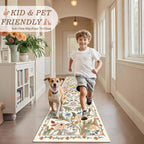 Washable Area Rug for Living Room Boho