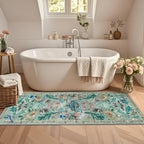 Washable Area Rug for Living Room Boho