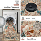 Washable Area Rug for Living Room Boho