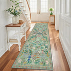Washable Area Rug for Living Room Boho