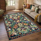 Washable Area Rug for Living Room Boho