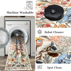 Washable Area Rug for Living Room Boho