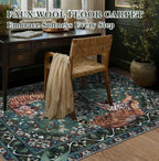 Washable Area Rug for Living Room Boho