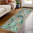 Washable Area Rug for Living Room Boho