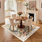Washable Area Rug for Living Room Boho