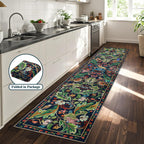 Washable Area Rug for Living Room Boho