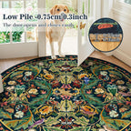 Washable Area Rug for Living Room Boho