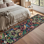 Washable Area Rug for Living Room Boho